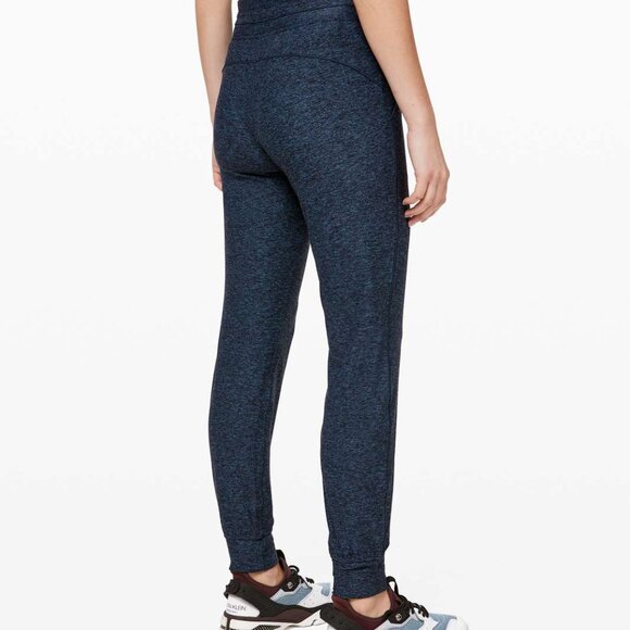 EUC Lululemon Ready To Rulu High Rise Jogger, Heathered True Navy/Black - Picture 3 of 11